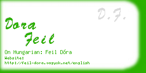 dora feil business card
