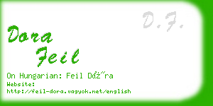 dora feil business card